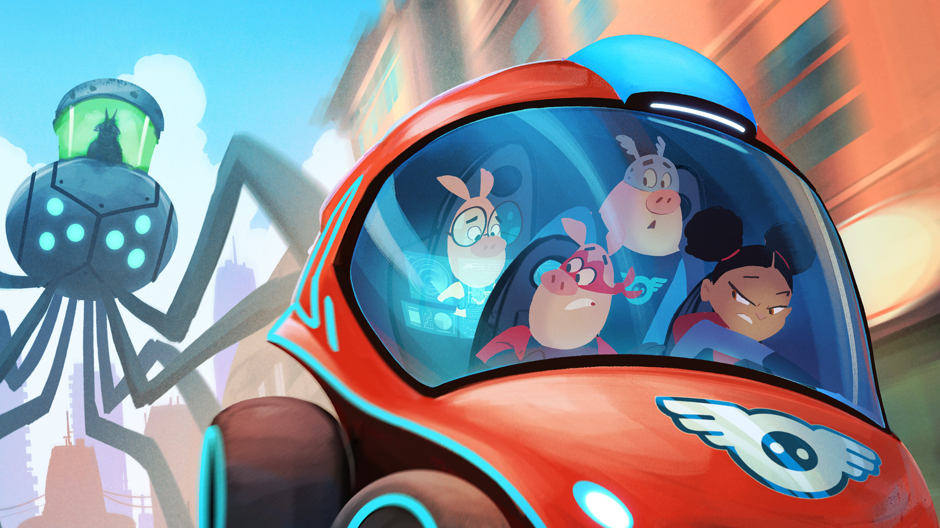 Superpigs Concept Art 3